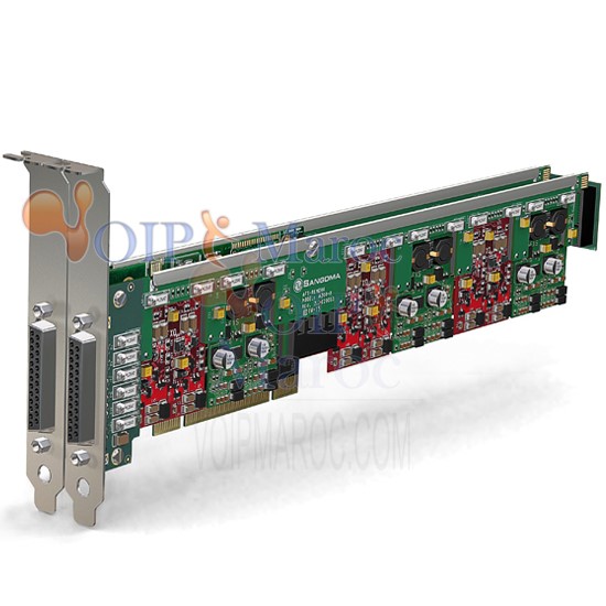 A400,carte analogique PCIe 24 Ports FXO/FXS