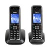 Téléphone sans Fil 2 Combinés GIGASET C530 DUO Noir 1,8 
