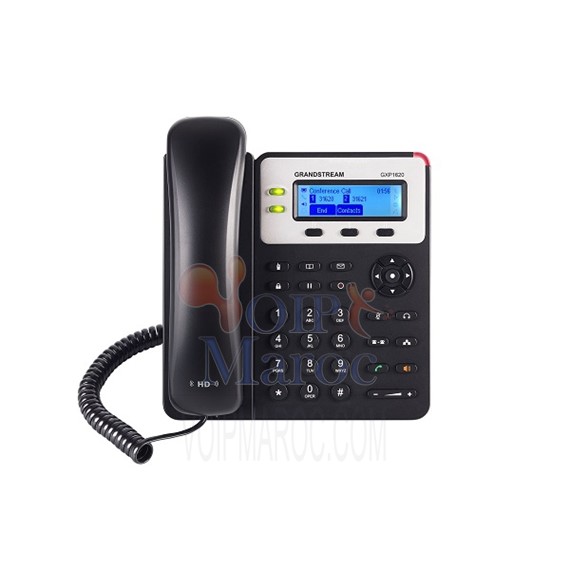 télTéphones IP Standard pour les Petites Entreprises à 2 Lignes GXP1620