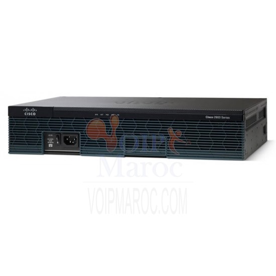 Routeur Cisco Montable sur Rack Modulaire 2U CISCO2911/K9